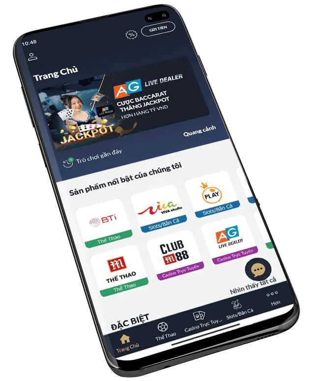 Giao diện người dùng thân thiện của s777 mobile